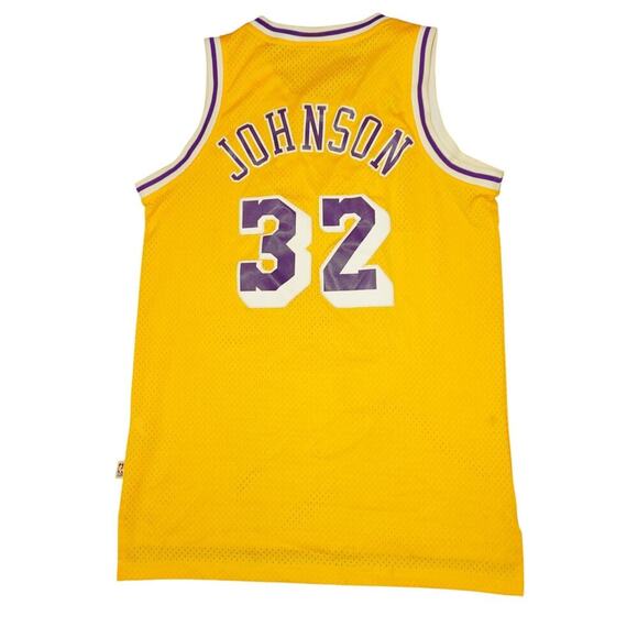Adidas Hardwood Classics Los Angeles Lakers Magic Johnson #32 Jersey - Size M - Picture 5 of 7